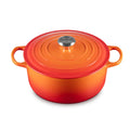 Signature Enameled Cast Iron Round Dutch Oven with Lid