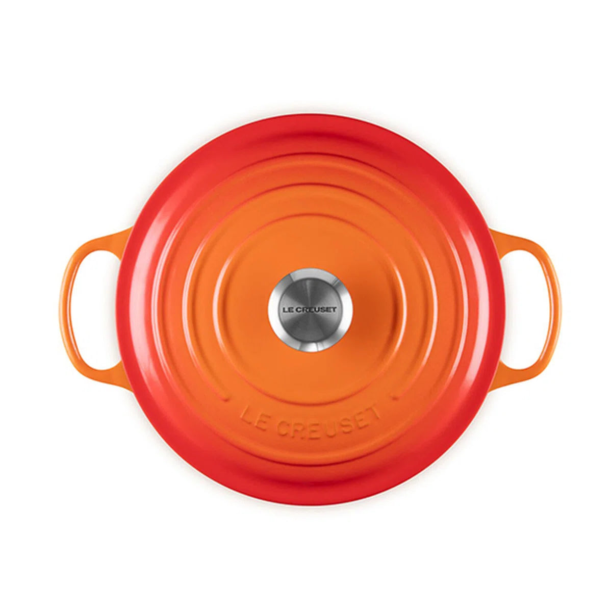 Signature Enameled Cast Iron Round Dutch Oven with Lid